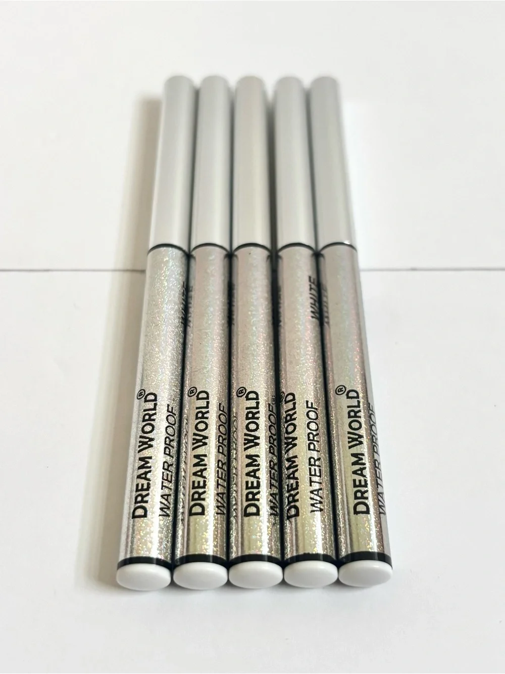 5/$22 Bundle of 5 Dream World Waterproof Eye Liner (White)